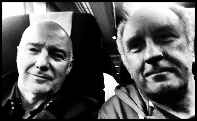 Midge and Chris off to meetings in London for album release