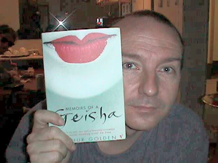 Midge and his reading material!