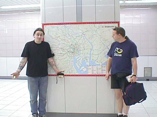 Bruce and Dave C getting lost!